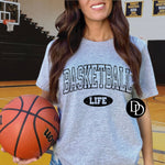 Basketball Life Oversized (Black Ink) *Screen Print Transfer*