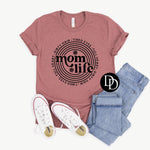 Mom Life Circle  (Black Ink) - NOT RESTOCKING - *Screen Print Transfer*