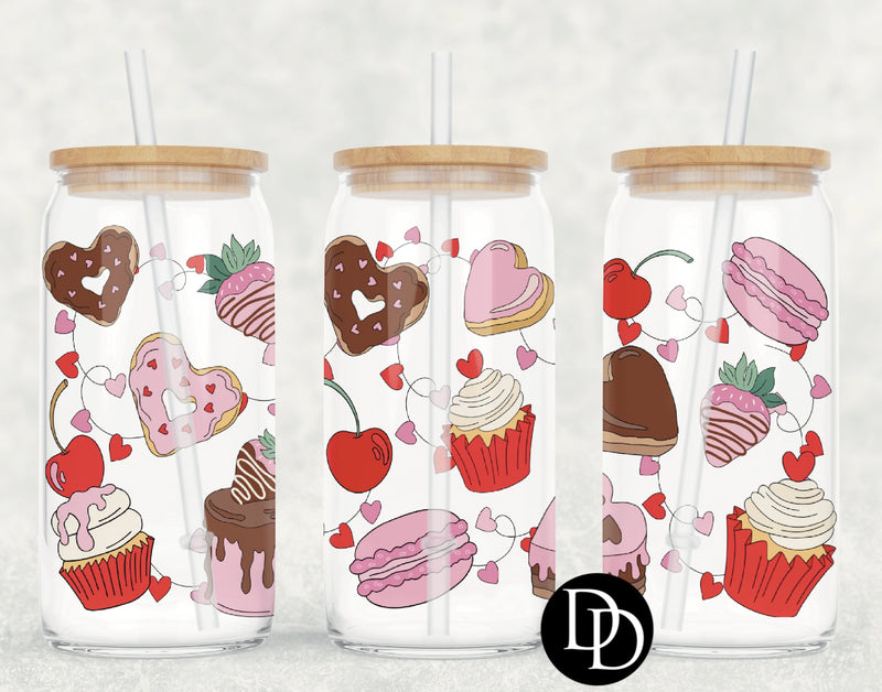 Valentine Treats UV DTF Cup Wrap