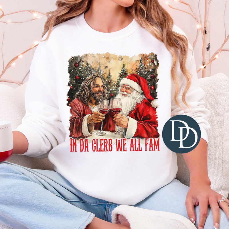 In Da Clerb Jesus And Santa *DTF Transfer*