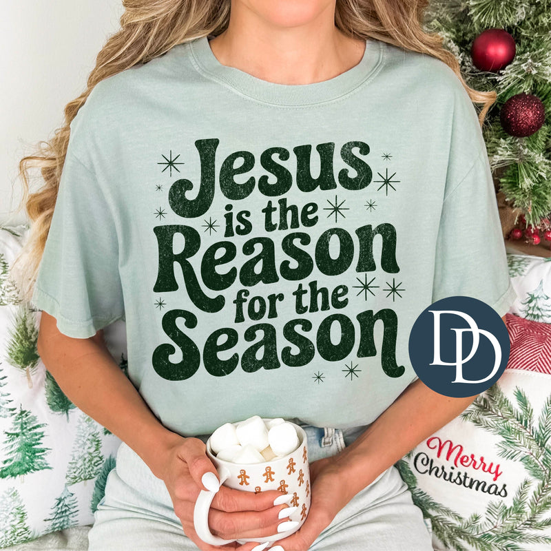 Jesus Is the Reason For The Season Grunge *DTF Transfer*
