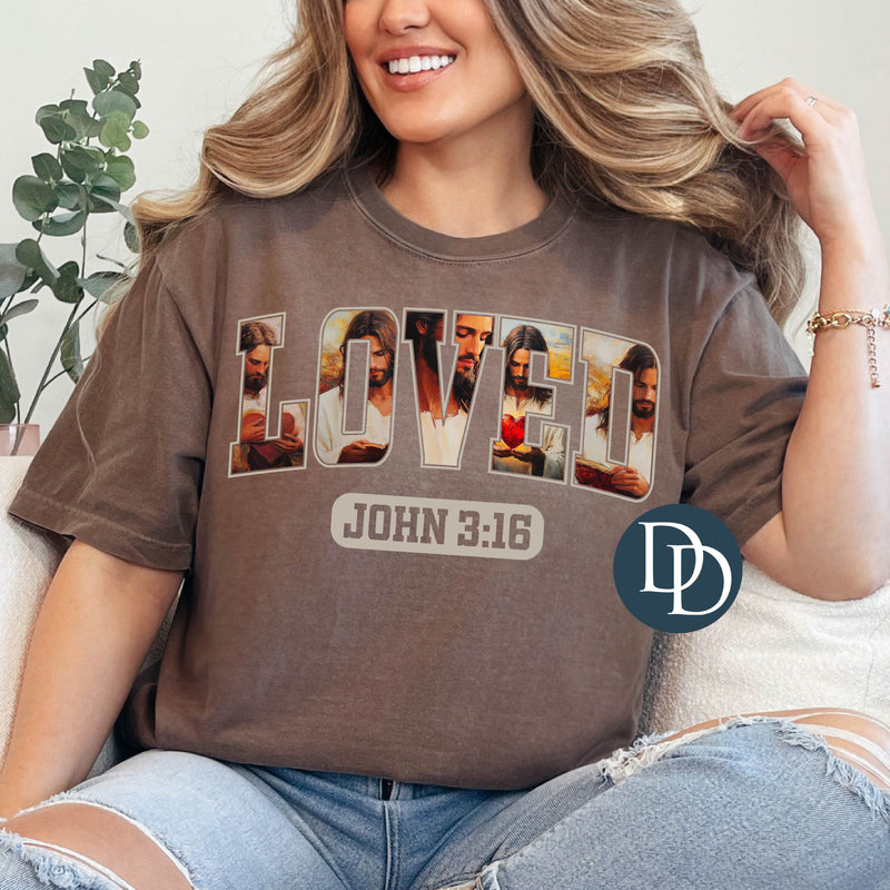 Jesus Loved 316 *DTF Transfer*