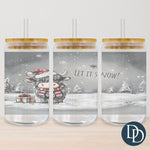 Let It Snow Highland Tumbler Print *Sublimation Print Transfer*