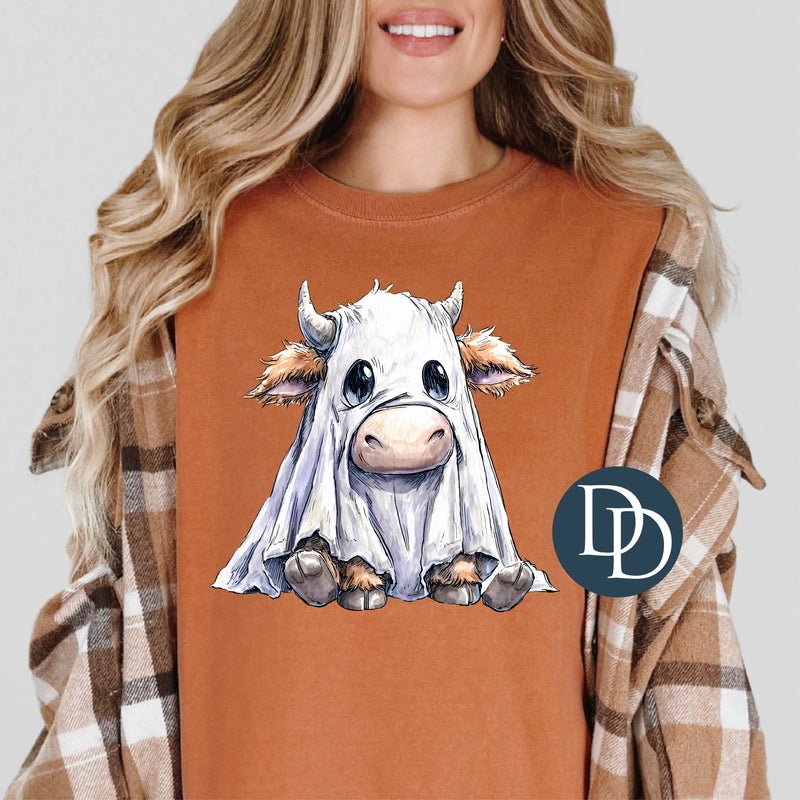 Little Moo Ghost *DTF Transfer*