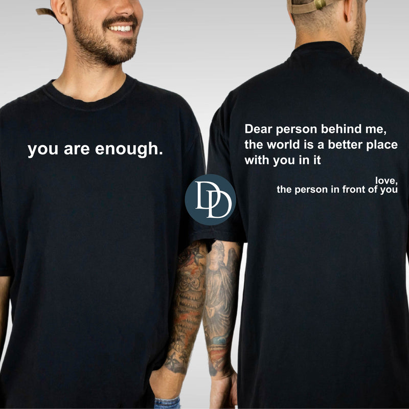 Love the Person In Front Of You (White Ink) *Screen Print Transfer*