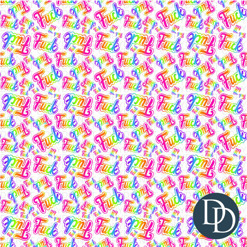 Lsa Frank Fck *UV DTF Seamless Pattern*