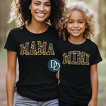 MINI Faux Chenille Leopard Glitter *DTF Transfer*