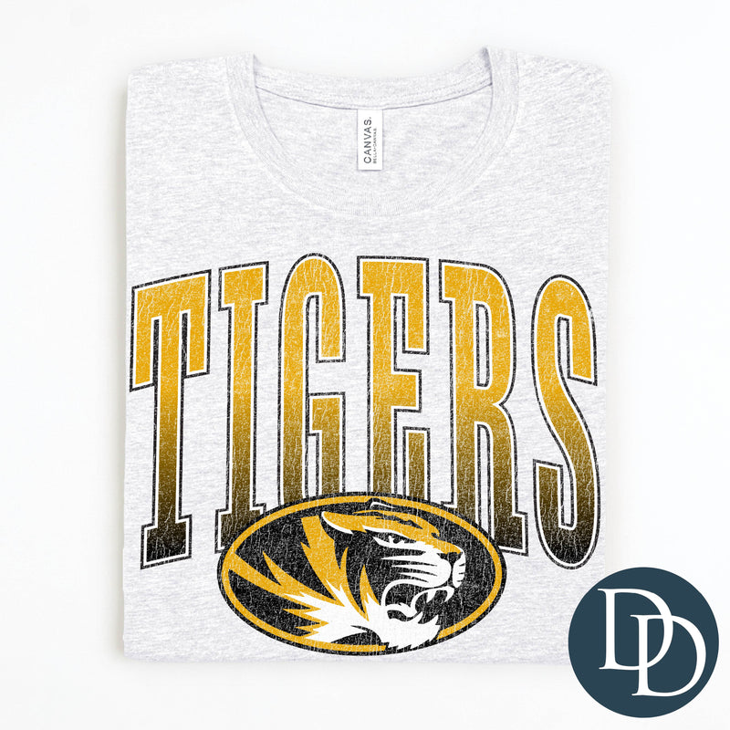 MO Tiger Distressed Arch *DTF Transfer*