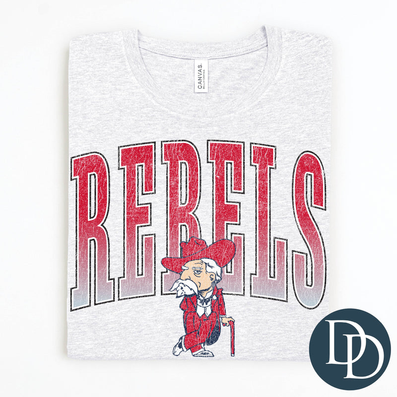 MS Reb Distressed Arch *DTF Transfer*