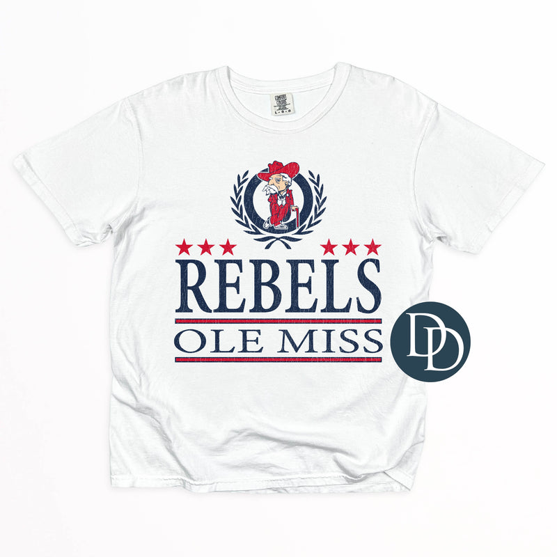 MS Reb Vintage Collegiate *DTF Transfer*