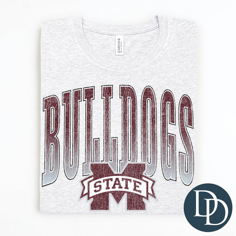 MS State Distressed Arch *DTF Transfer*