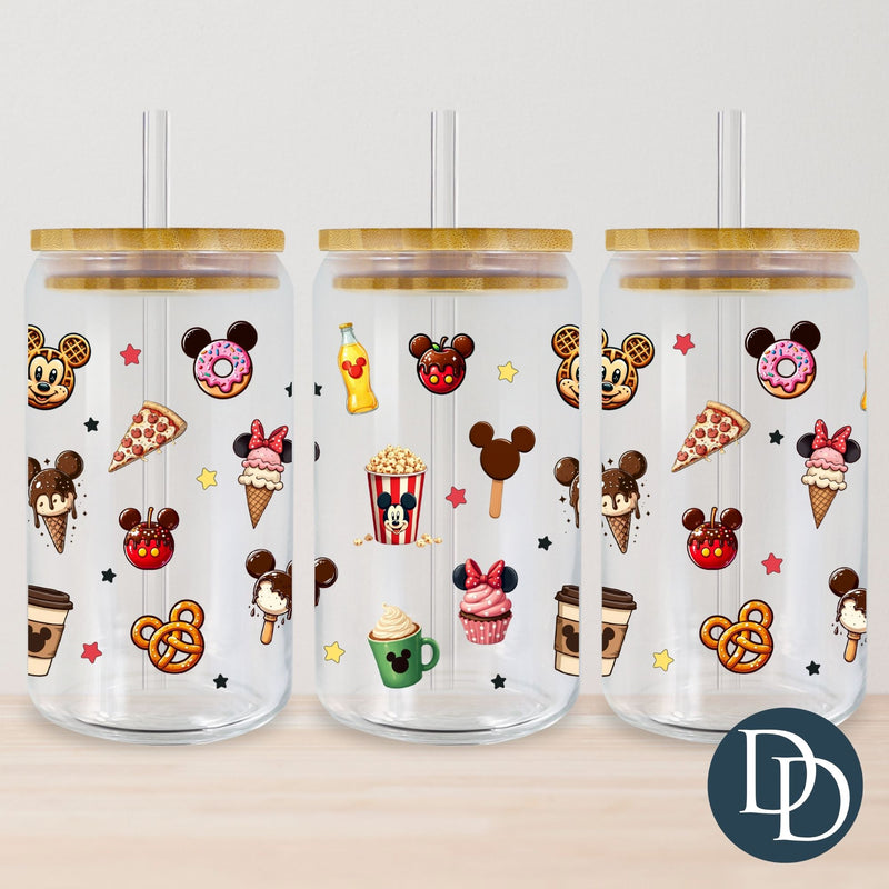 Mick E Snacks and Coffee *UV DTF Cup Wrap*