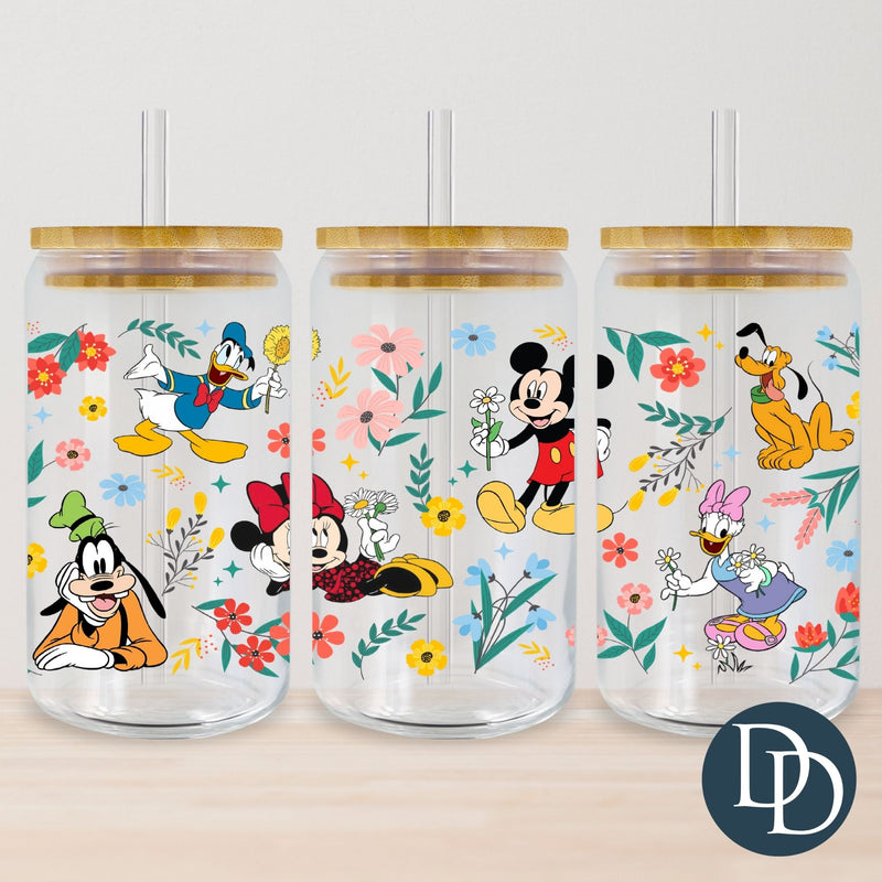 Mick Friends Summer Floral Fields *UV DTF Cup Wrap*