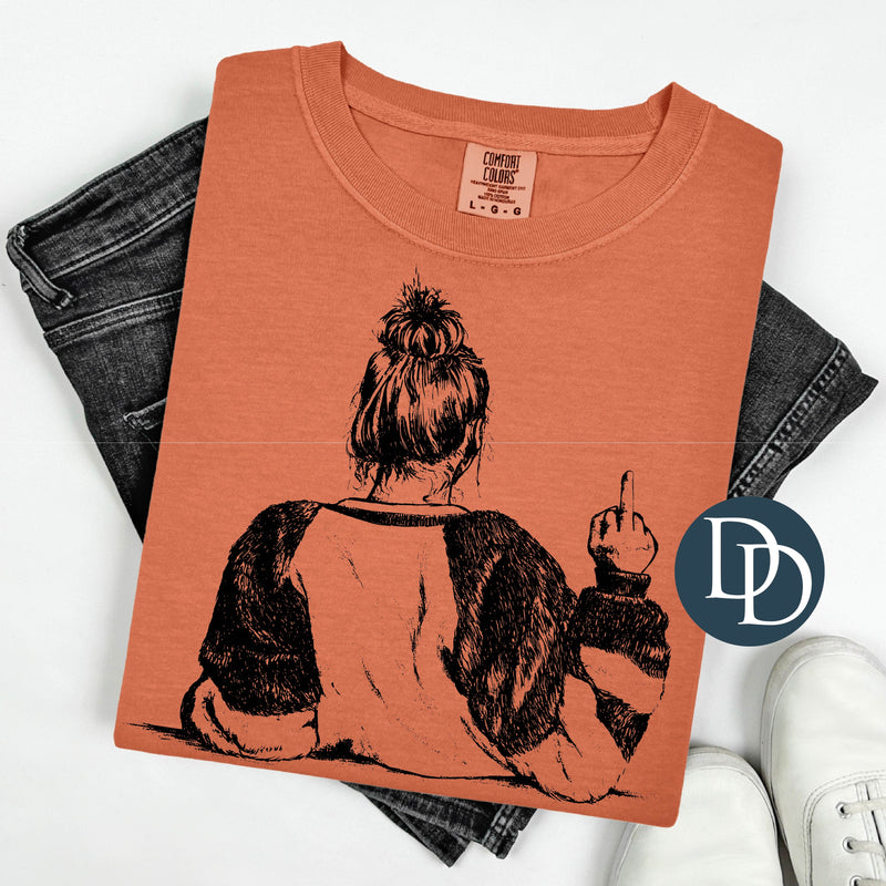 Middle Finger Chick *DTF Transfer*