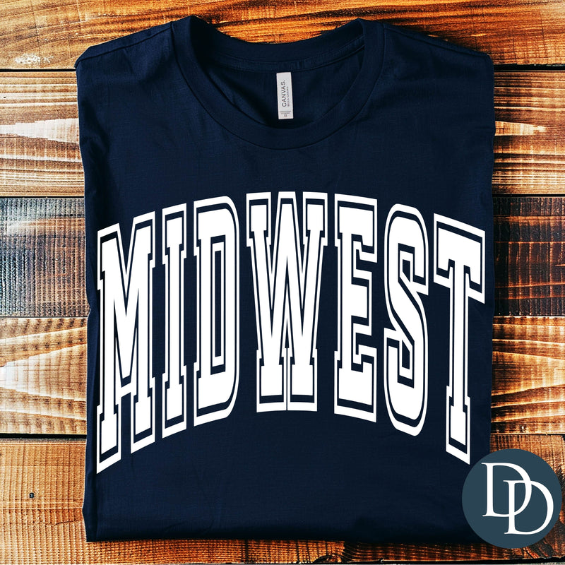 Midwest Athletic (White Ink) *Screen Print Transfer*