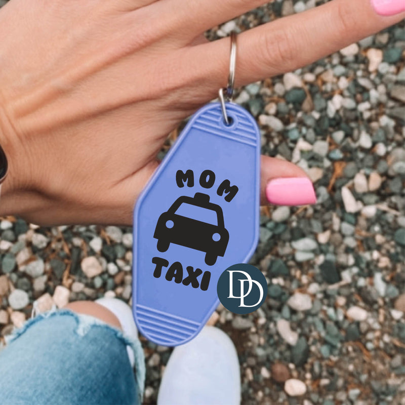 Mom Taxi Bubble Blocks *Motel Keychain UV DTF Decal*