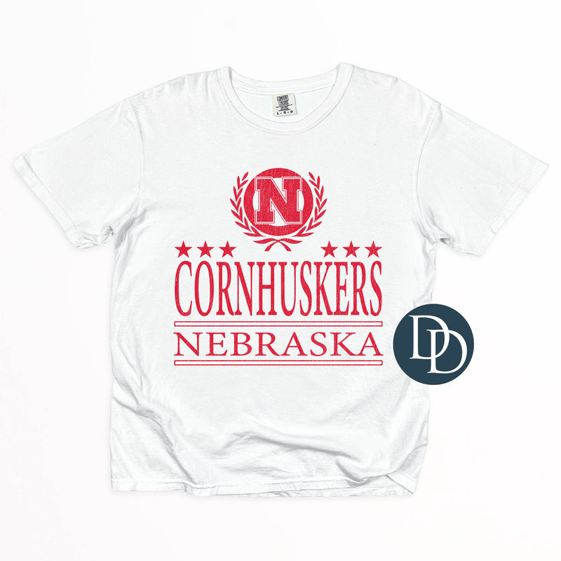 NE Husker Vintage Collegiate *DTF Transfer*