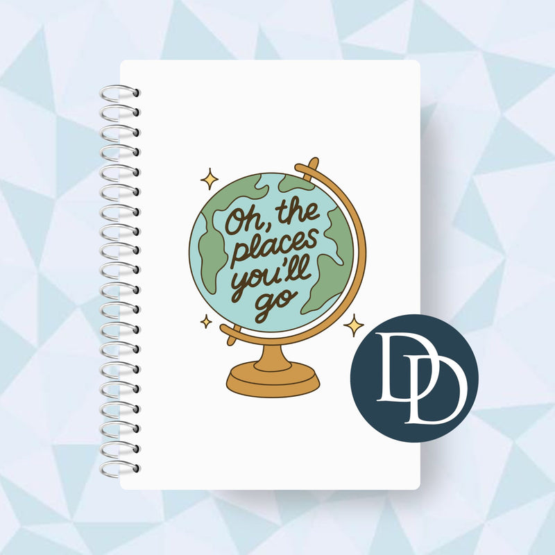 Oh the Places You'll Go Globe *UV DTF Decal*
