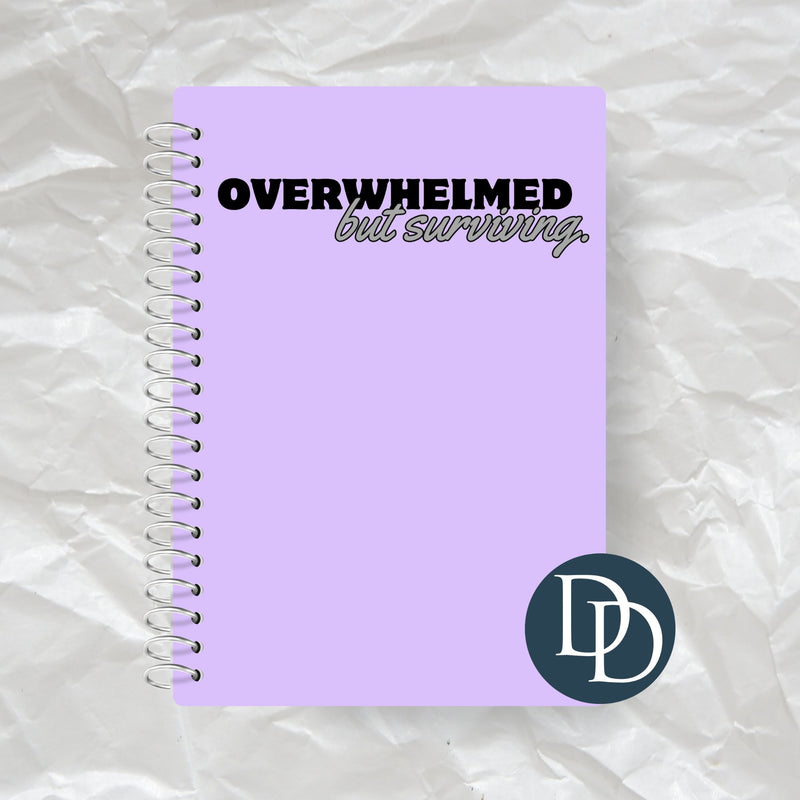 Overwhelmed But Surviving *Journal UV DTF Decal*