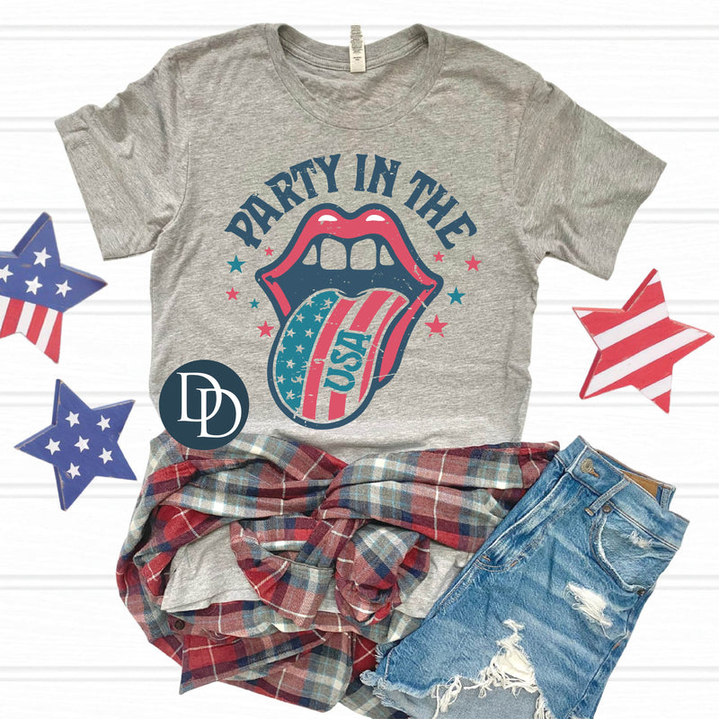 Party In the USA Lips *DTF Transfer*