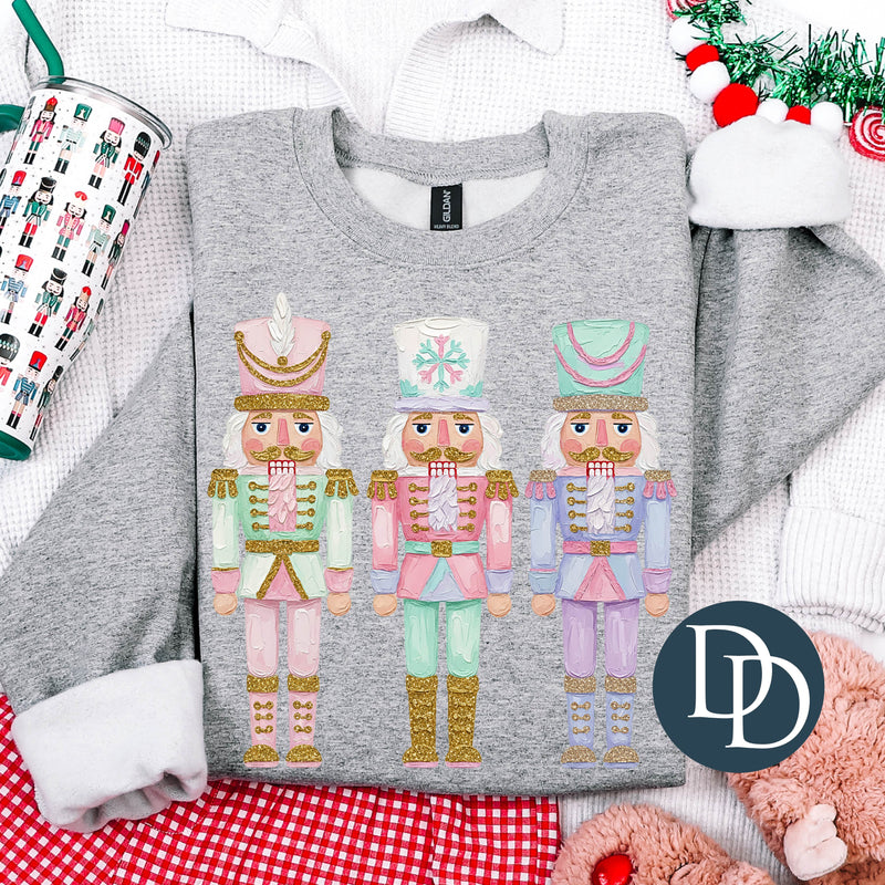 Pastel Painted Nutcrackers *DTF Transfer*