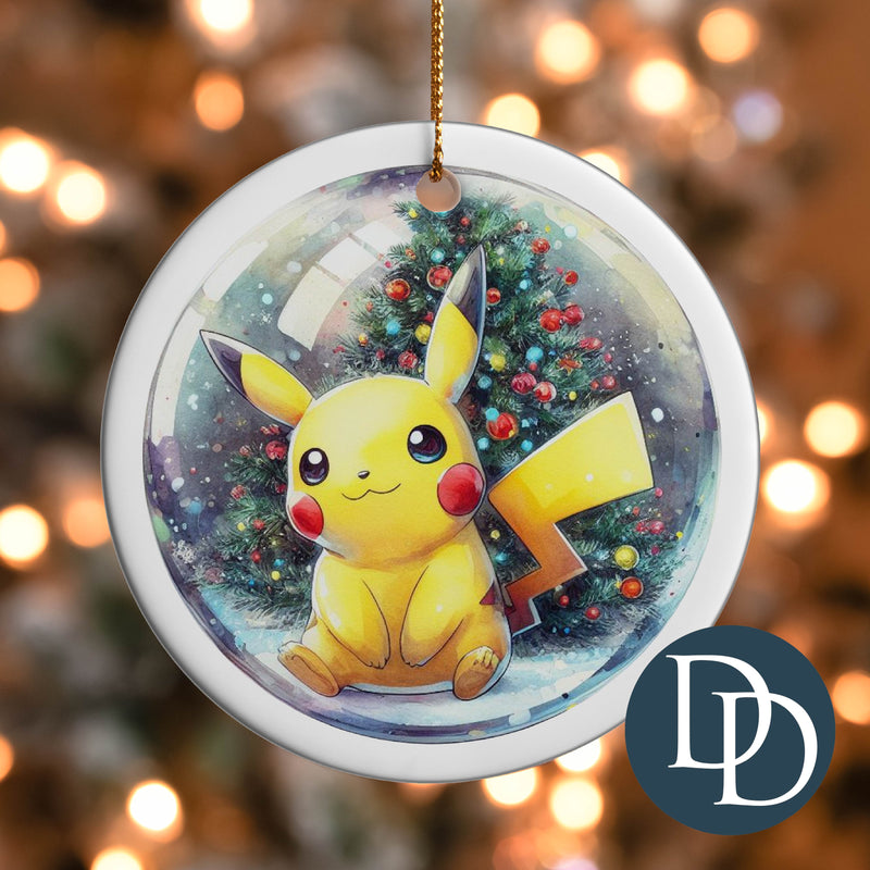Pika Christmas Tree *UV DTF Ornament Decal*