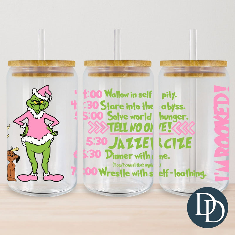 Pink I'm Booked *UV DTF Cup Wrap*