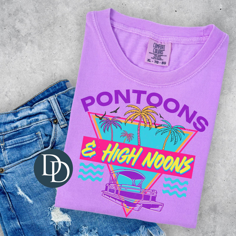 Pontoons and High Noons Neon Retro *DTF Transfer*