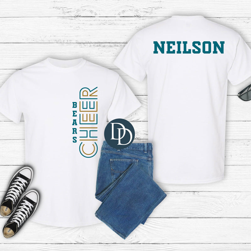 Retro Cheer Team With Name Semi-Custom *DTF Transfer*