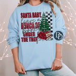 Santa Baby Books Faux Sequin *DTF Transfer*