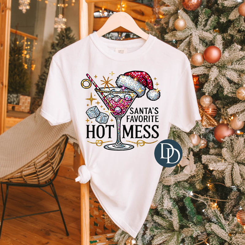 Santa's Favorite Hot Mess *DTF Transfer*