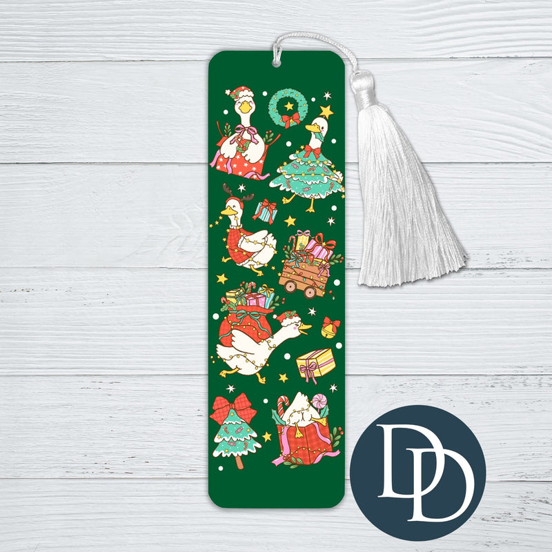 Silly Goose Christmas *UV DTF Bookmark Decal*
