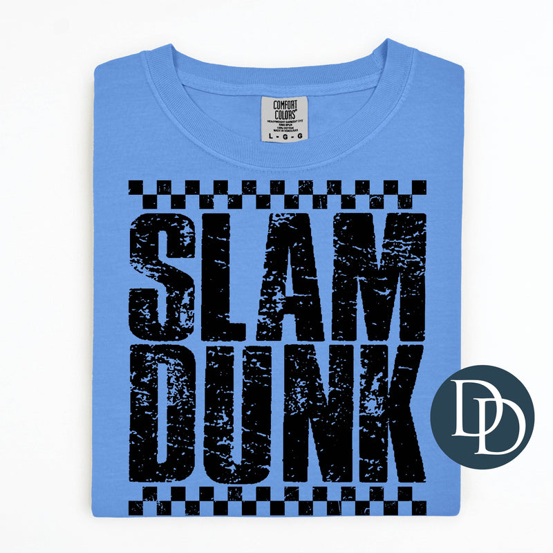 Slam Dunk Distressed Checkered *DTF Transfer*
