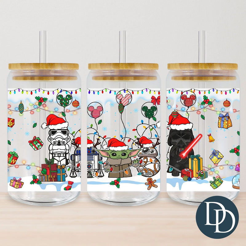 Snowy Christmas Star Friends *UV DTF Cup Wrap*