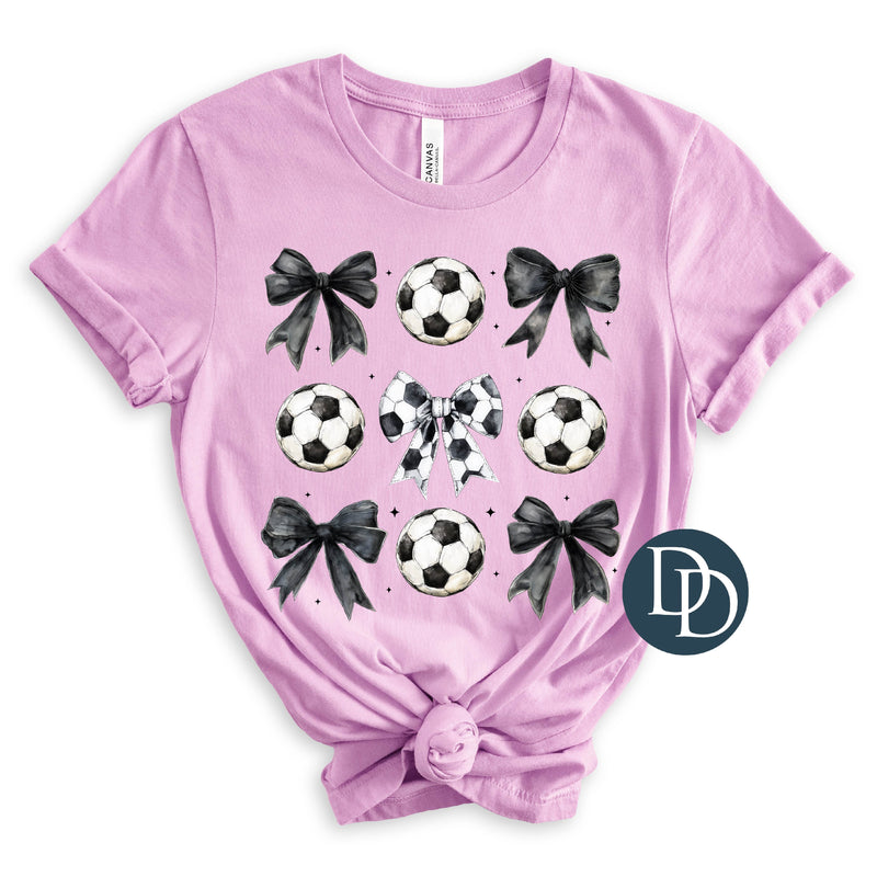Soccer Bows and Balls Goth *DTF Transfer*