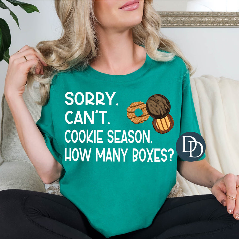 Sorry Can't Cookie Season *DTF Transfer*