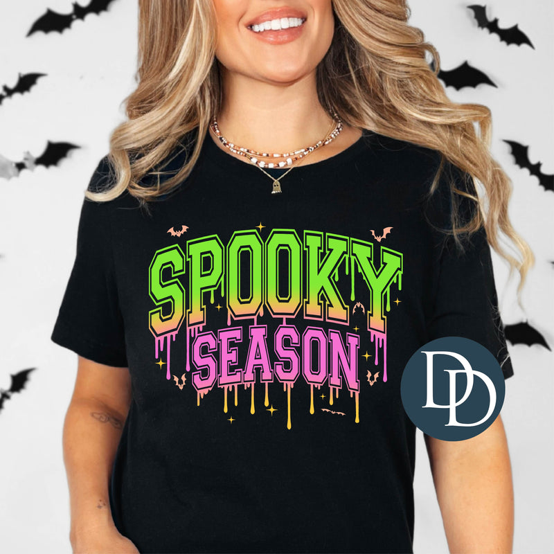 Spooky Season Neon Drip *DTF Transfer*