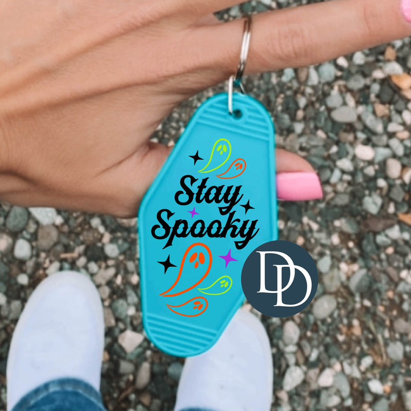 Stay Spooky Ghosts *Motel Keychain UV DTF Decal*