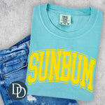 OVERSIZED Sunbum Knock Out (Yellow Ink) *Screen Print Transfer*