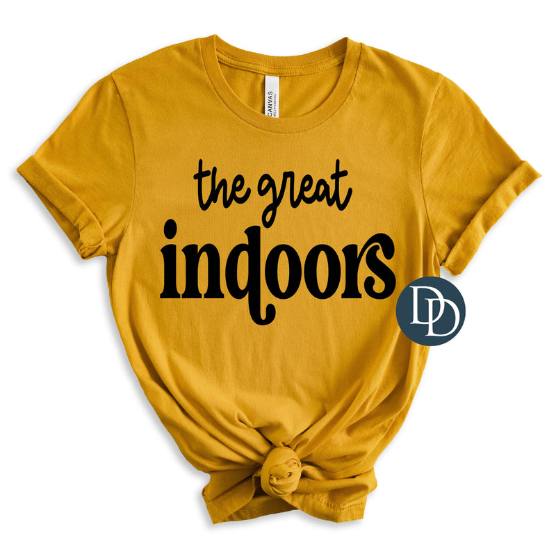 The Great Indoors (Black Ink) *Screen Print Transfer*