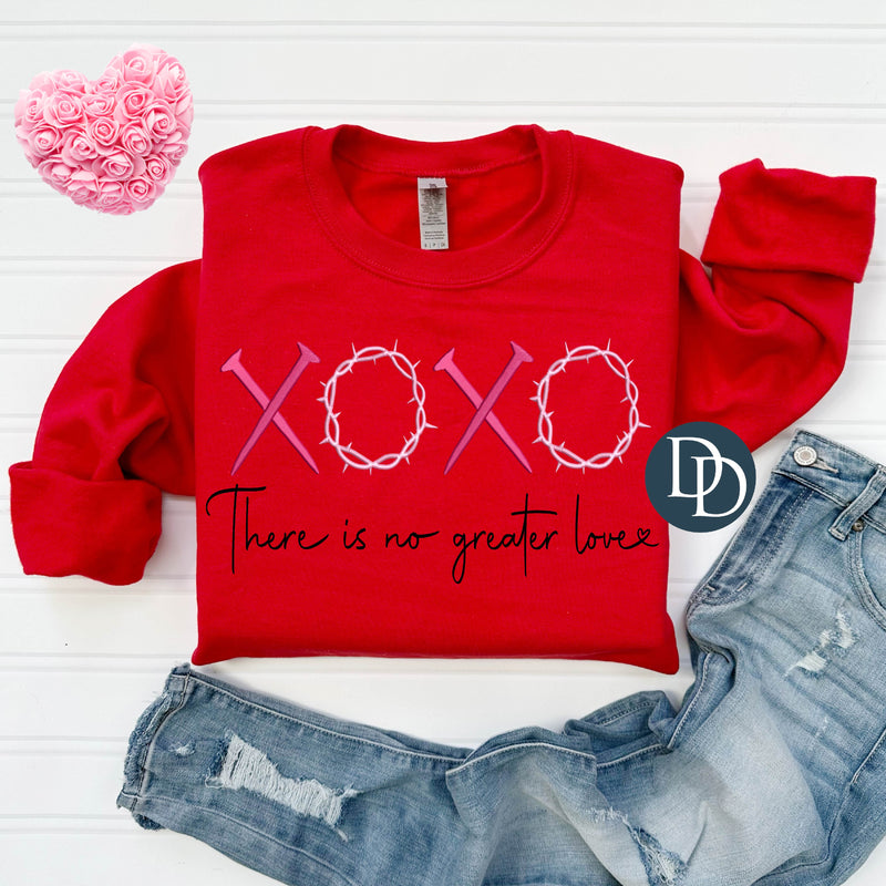 There Is No Greater Love Faux Embroidery *DTF Transfer*