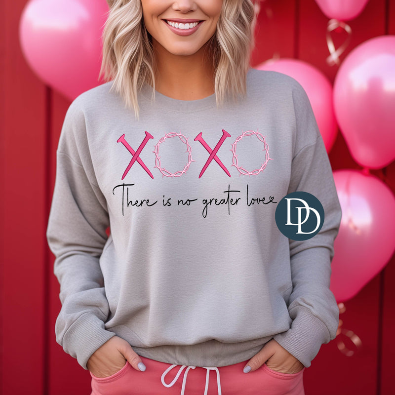 There Is No Greater Love Faux Embroidery *DTF Transfer*