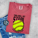 Softball Thou Shall Not Steal *DTF Transfer*