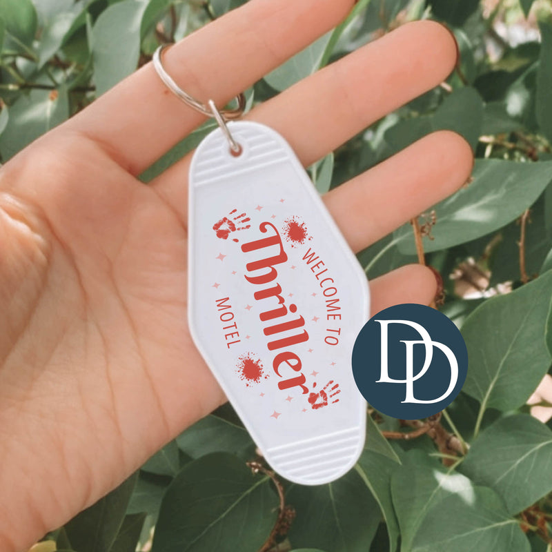 Thriller Motel *Motel Keychain UV DTF Decal*