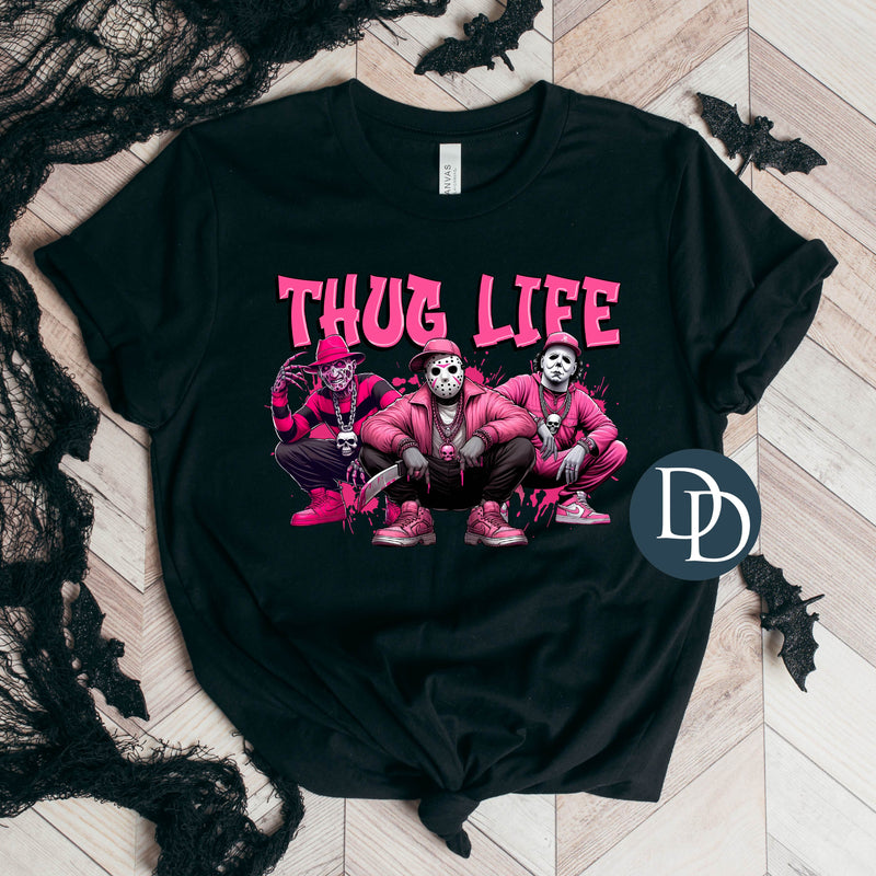 Thug Life Pink Horror Gang *DTF Transfer*