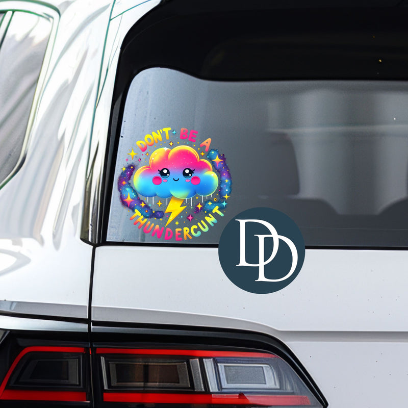 Thundercunt Bold Colors *UV DTF Decal*