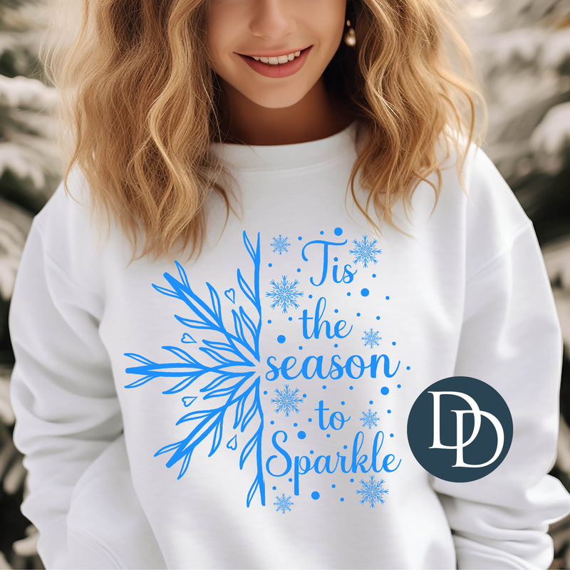 Tis The Season To Sparkle Snowflake *DTF Transfer*