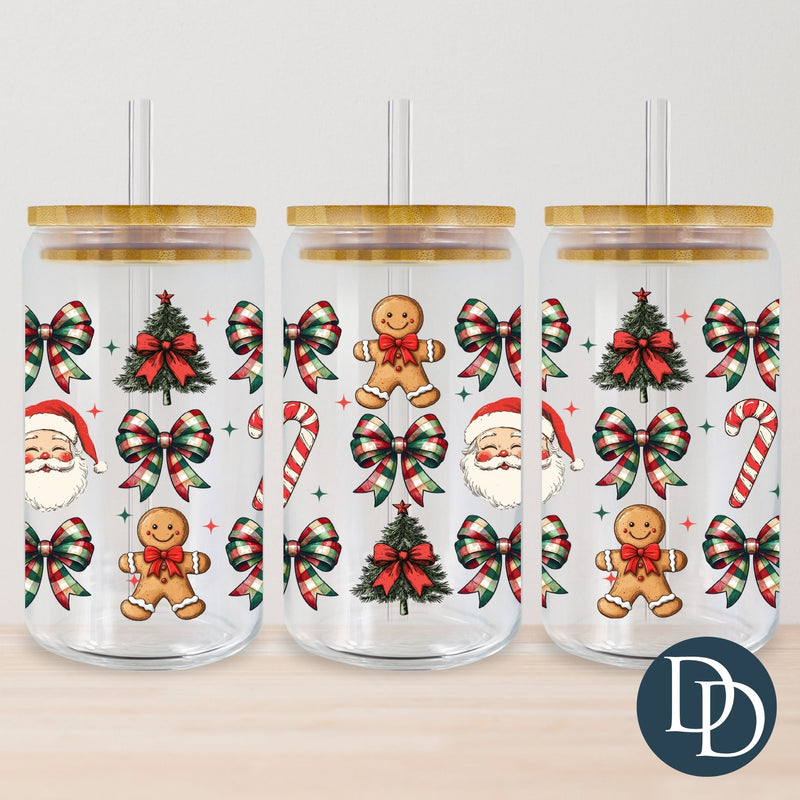 Vintage Christmas Collage *UV DTF Cup Wrap*