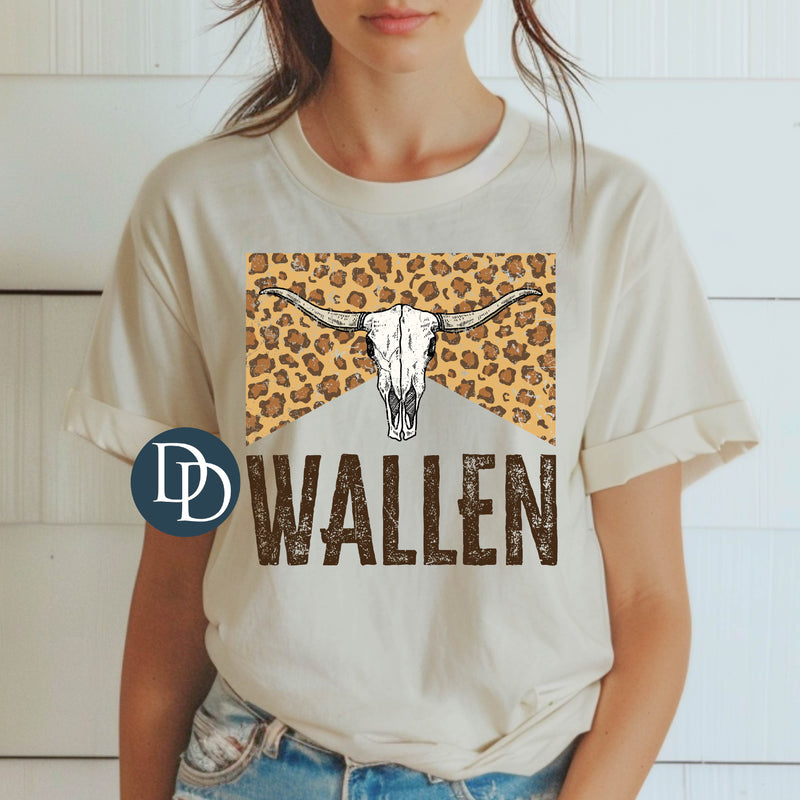 Wallen Leopard Cow Head *DTF Transfer*