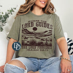 Where The Lord Guides The Lord Provides (Dark Brown Ink) *Screen Print Transfer*